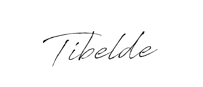 How to make Tibelde signature? Antro_Vectra is a professional autograph style. Create handwritten signature for Tibelde name. Tibelde signature style 6 images and pictures png