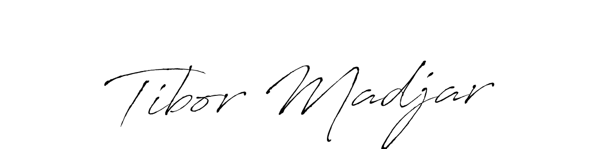 How to make Tibor Madjar name signature. Use Antro_Vectra style for creating short signs online. This is the latest handwritten sign. Tibor Madjar signature style 6 images and pictures png