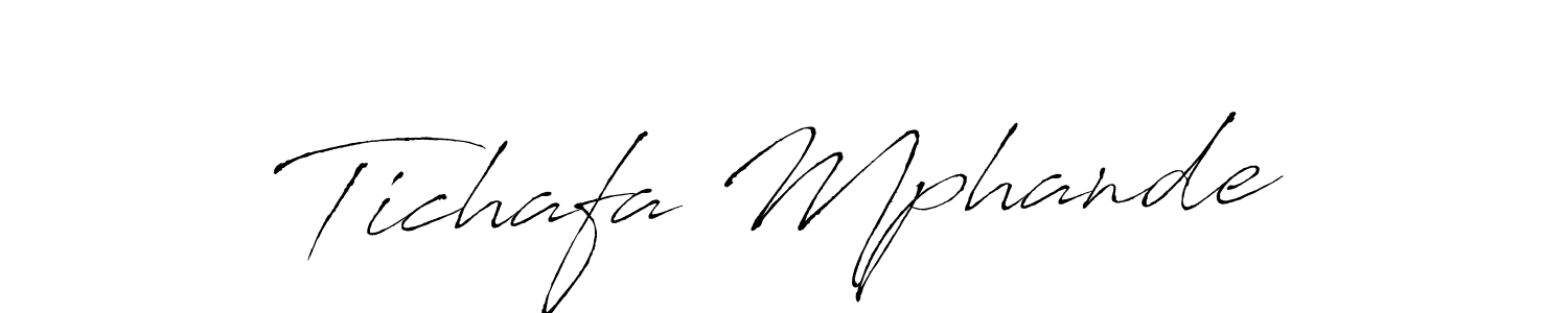 Make a beautiful signature design for name Tichafa Mphande. With this signature (Antro_Vectra) style, you can create a handwritten signature for free. Tichafa Mphande signature style 6 images and pictures png