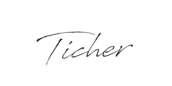 Similarly Antro_Vectra is the best handwritten signature design. Signature creator online .You can use it as an online autograph creator for name Ticher. Ticher signature style 6 images and pictures png