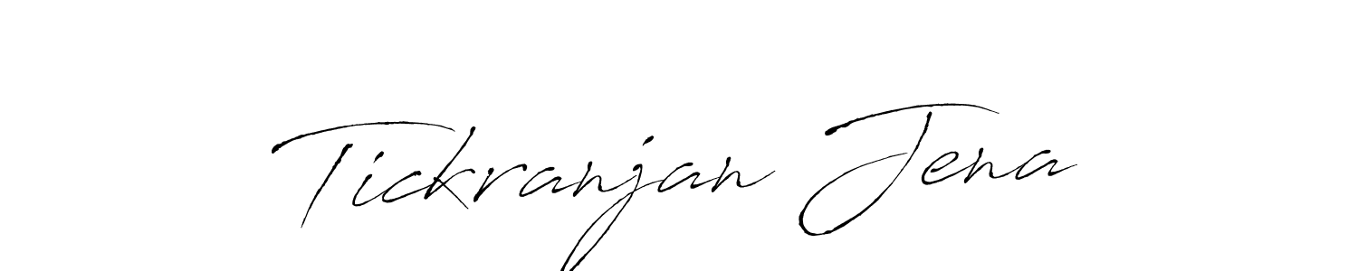 You should practise on your own different ways (Antro_Vectra) to write your name (Tickranjan Jena) in signature. don't let someone else do it for you. Tickranjan Jena signature style 6 images and pictures png