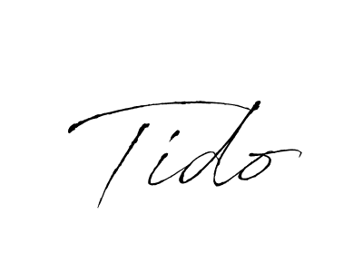 How to make Tido signature? Antro_Vectra is a professional autograph style. Create handwritten signature for Tido name. Tido signature style 6 images and pictures png