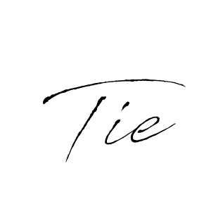 Design your own signature with our free online signature maker. With this signature software, you can create a handwritten (Antro_Vectra) signature for name Tie. Tie signature style 6 images and pictures png