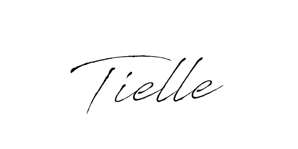 Tielle stylish signature style. Best Handwritten Sign (Antro_Vectra) for my name. Handwritten Signature Collection Ideas for my name Tielle. Tielle signature style 6 images and pictures png