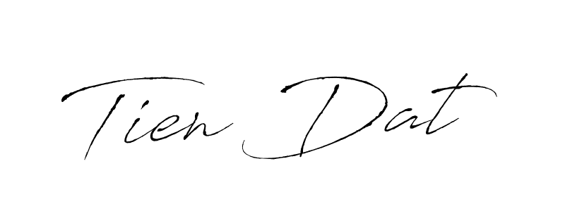 Make a beautiful signature design for name Tien Dat. With this signature (Antro_Vectra) style, you can create a handwritten signature for free. Tien Dat signature style 6 images and pictures png