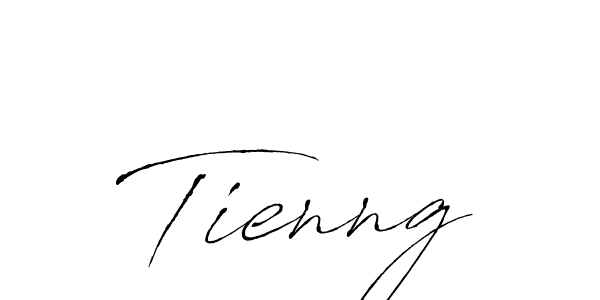 Make a beautiful signature design for name Tienng. With this signature (Antro_Vectra) style, you can create a handwritten signature for free. Tienng signature style 6 images and pictures png