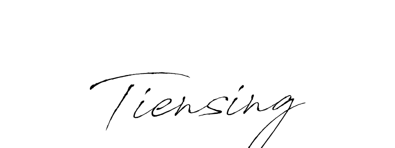 Create a beautiful signature design for name Tiensing. With this signature (Antro_Vectra) fonts, you can make a handwritten signature for free. Tiensing signature style 6 images and pictures png