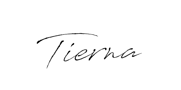 You should practise on your own different ways (Antro_Vectra) to write your name (Tierna) in signature. don't let someone else do it for you. Tierna signature style 6 images and pictures png