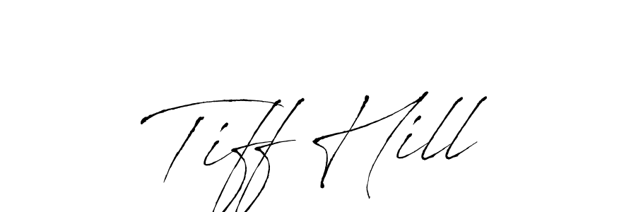 You should practise on your own different ways (Antro_Vectra) to write your name (Tiff Hill) in signature. don't let someone else do it for you. Tiff Hill signature style 6 images and pictures png