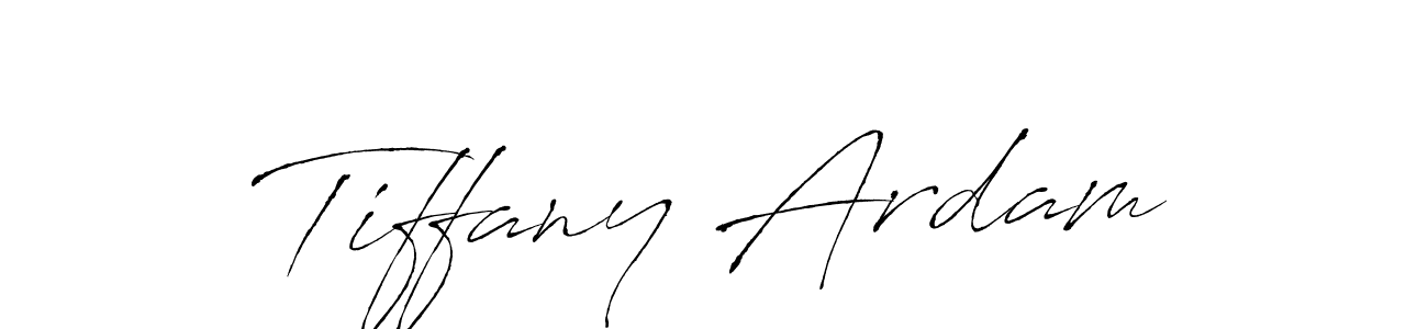 Antro_Vectra is a professional signature style that is perfect for those who want to add a touch of class to their signature. It is also a great choice for those who want to make their signature more unique. Get Tiffany Ardam name to fancy signature for free. Tiffany Ardam signature style 6 images and pictures png