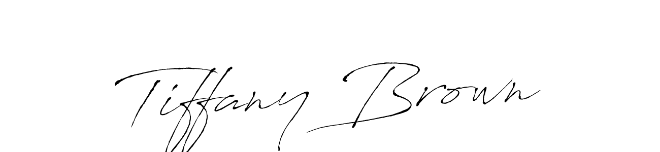 You should practise on your own different ways (Antro_Vectra) to write your name (Tiffany Brown) in signature. don't let someone else do it for you. Tiffany Brown signature style 6 images and pictures png