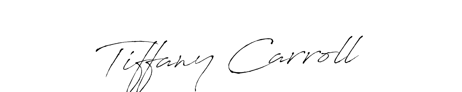 How to make Tiffany Carroll signature? Antro_Vectra is a professional autograph style. Create handwritten signature for Tiffany Carroll name. Tiffany Carroll signature style 6 images and pictures png