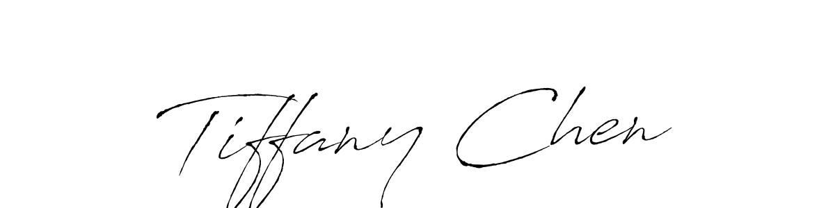 You should practise on your own different ways (Antro_Vectra) to write your name (Tiffany Chen) in signature. don't let someone else do it for you. Tiffany Chen signature style 6 images and pictures png