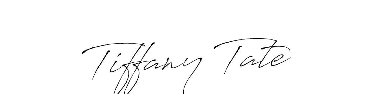Tiffany Tate stylish signature style. Best Handwritten Sign (Antro_Vectra) for my name. Handwritten Signature Collection Ideas for my name Tiffany Tate. Tiffany Tate signature style 6 images and pictures png