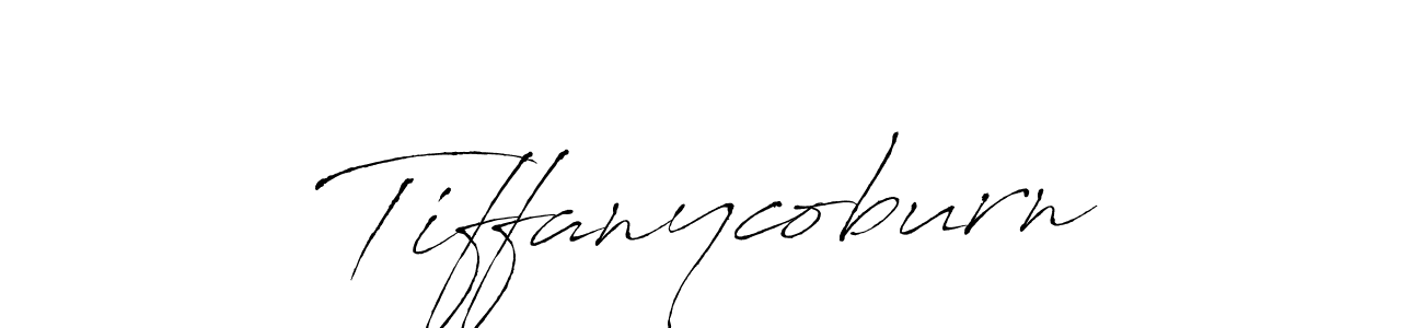 Design your own signature with our free online signature maker. With this signature software, you can create a handwritten (Antro_Vectra) signature for name Tiffanycoburn. Tiffanycoburn signature style 6 images and pictures png