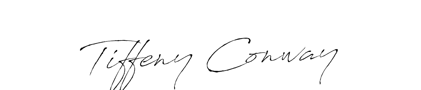 Antro_Vectra is a professional signature style that is perfect for those who want to add a touch of class to their signature. It is also a great choice for those who want to make their signature more unique. Get Tiffeny Conway name to fancy signature for free. Tiffeny Conway signature style 6 images and pictures png