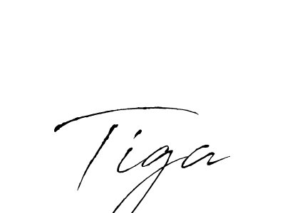Design your own signature with our free online signature maker. With this signature software, you can create a handwritten (Antro_Vectra) signature for name Tiga. Tiga signature style 6 images and pictures png