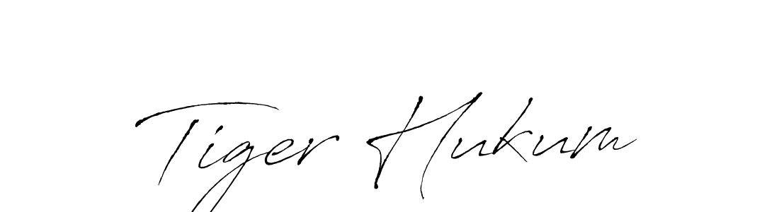 How to make Tiger Hukum signature? Antro_Vectra is a professional autograph style. Create handwritten signature for Tiger Hukum name. Tiger Hukum signature style 6 images and pictures png