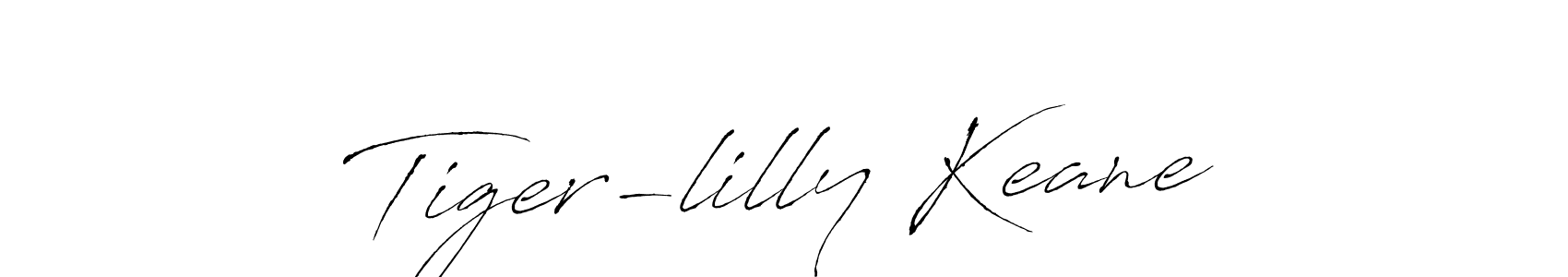 Use a signature maker to create a handwritten signature online. With this signature software, you can design (Antro_Vectra) your own signature for name Tiger-lilly Keane. Tiger-lilly Keane signature style 6 images and pictures png
