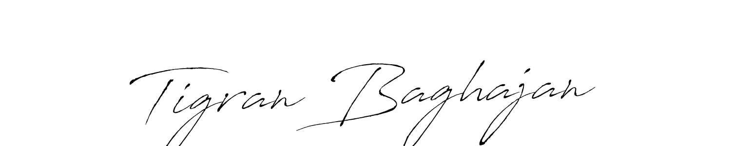 How to make Tigran Baghajan signature? Antro_Vectra is a professional autograph style. Create handwritten signature for Tigran Baghajan name. Tigran Baghajan signature style 6 images and pictures png