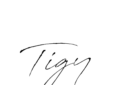 Tigy stylish signature style. Best Handwritten Sign (Antro_Vectra) for my name. Handwritten Signature Collection Ideas for my name Tigy. Tigy signature style 6 images and pictures png