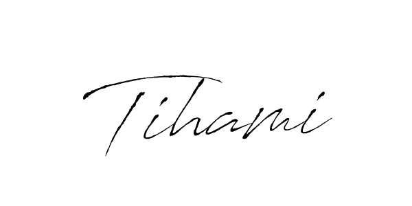 You should practise on your own different ways (Antro_Vectra) to write your name (Tihami) in signature. don't let someone else do it for you. Tihami signature style 6 images and pictures png