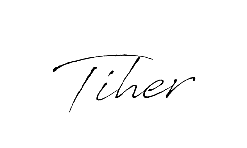 Also You can easily find your signature by using the search form. We will create Tiher name handwritten signature images for you free of cost using Antro_Vectra sign style. Tiher signature style 6 images and pictures png