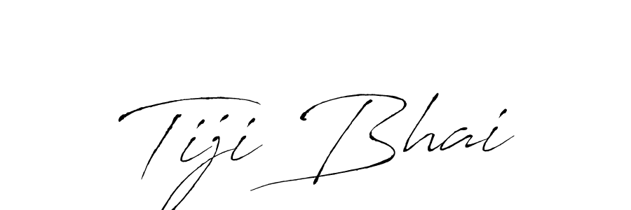 You should practise on your own different ways (Antro_Vectra) to write your name (Tiji Bhai) in signature. don't let someone else do it for you. Tiji Bhai signature style 6 images and pictures png