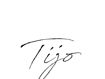 The best way (Antro_Vectra) to make a short signature is to pick only two or three words in your name. The name Tijo include a total of six letters. For converting this name. Tijo signature style 6 images and pictures png