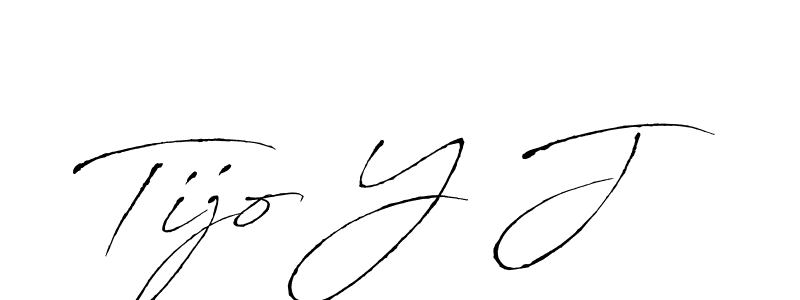 The best way (Antro_Vectra) to make a short signature is to pick only two or three words in your name. The name Tijo Y J include a total of six letters. For converting this name. Tijo Y J signature style 6 images and pictures png