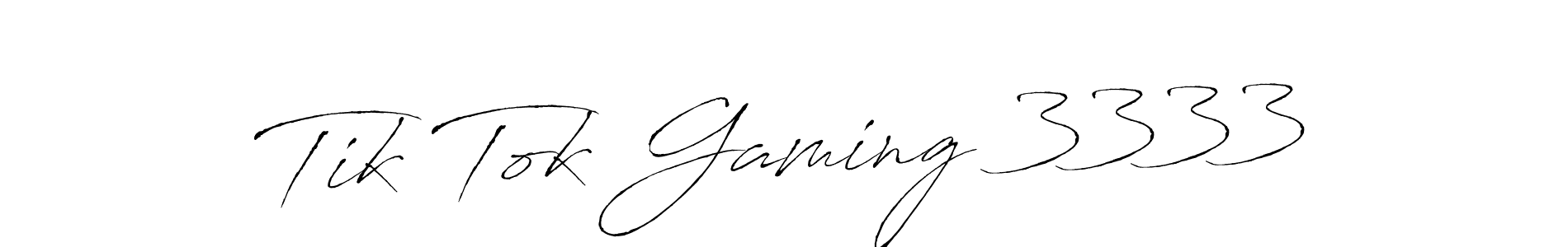 Use a signature maker to create a handwritten signature online. With this signature software, you can design (Antro_Vectra) your own signature for name Tik Tok Gaming 3333. Tik Tok Gaming 3333 signature style 6 images and pictures png