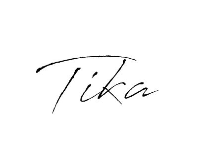 Make a beautiful signature design for name Tika. With this signature (Antro_Vectra) style, you can create a handwritten signature for free. Tika signature style 6 images and pictures png