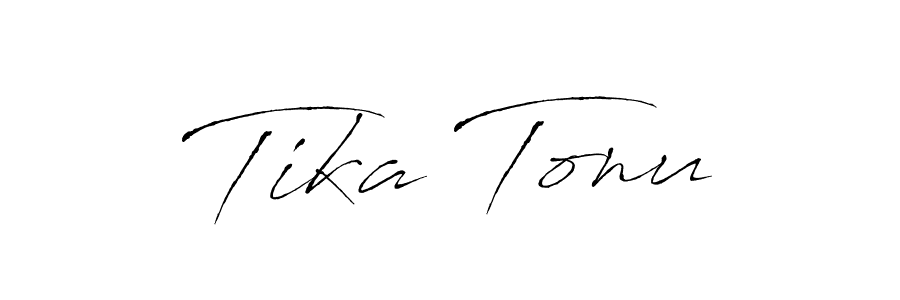 Similarly Antro_Vectra is the best handwritten signature design. Signature creator online .You can use it as an online autograph creator for name Tika Tonu. Tika Tonu signature style 6 images and pictures png