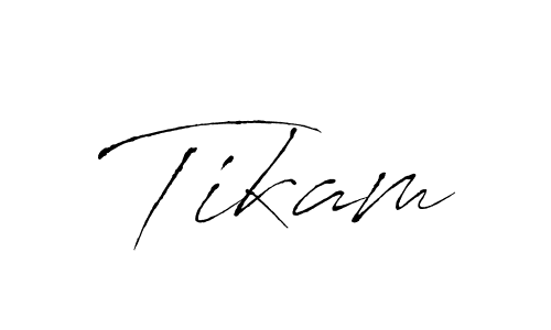 How to make Tikam signature? Antro_Vectra is a professional autograph style. Create handwritten signature for Tikam name. Tikam signature style 6 images and pictures png