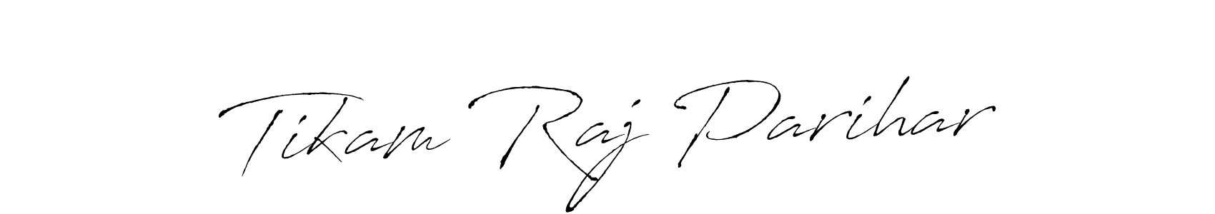 Also You can easily find your signature by using the search form. We will create Tikam Raj Parihar name handwritten signature images for you free of cost using Antro_Vectra sign style. Tikam Raj Parihar signature style 6 images and pictures png