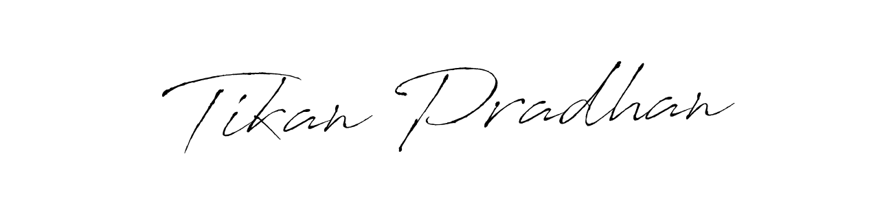 Use a signature maker to create a handwritten signature online. With this signature software, you can design (Antro_Vectra) your own signature for name Tikan Pradhan. Tikan Pradhan signature style 6 images and pictures png