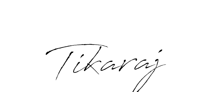 Make a beautiful signature design for name Tikaraj. With this signature (Antro_Vectra) style, you can create a handwritten signature for free. Tikaraj signature style 6 images and pictures png