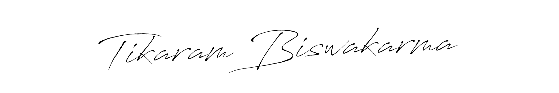 Design your own signature with our free online signature maker. With this signature software, you can create a handwritten (Antro_Vectra) signature for name Tikaram Biswakarma. Tikaram Biswakarma signature style 6 images and pictures png