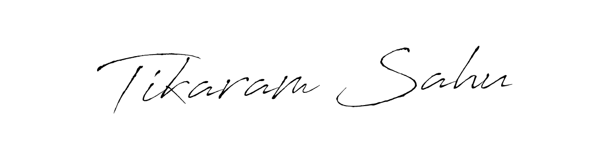 Antro_Vectra is a professional signature style that is perfect for those who want to add a touch of class to their signature. It is also a great choice for those who want to make their signature more unique. Get Tikaram Sahu name to fancy signature for free. Tikaram Sahu signature style 6 images and pictures png