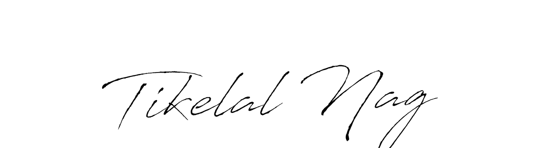 Design your own signature with our free online signature maker. With this signature software, you can create a handwritten (Antro_Vectra) signature for name Tikelal Nag. Tikelal Nag signature style 6 images and pictures png