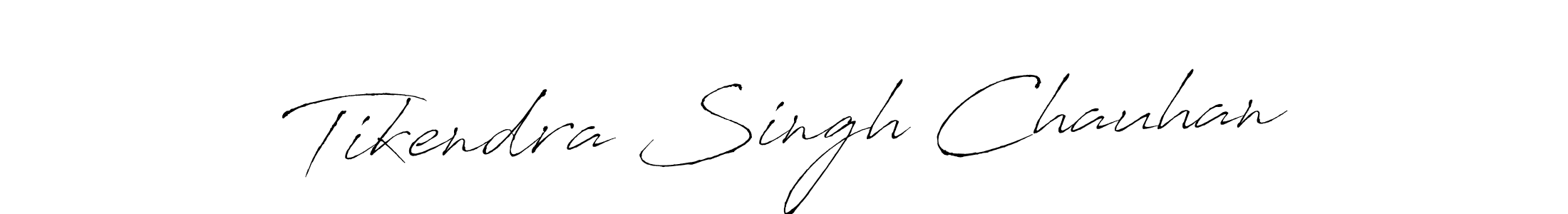 The best way (Antro_Vectra) to make a short signature is to pick only two or three words in your name. The name Tikendra Singh Chauhan include a total of six letters. For converting this name. Tikendra Singh Chauhan signature style 6 images and pictures png