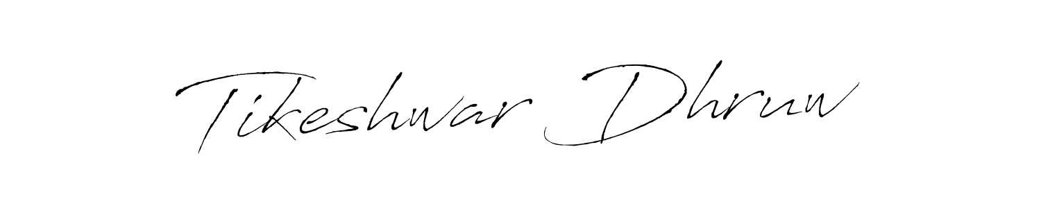 Also we have Tikeshwar Dhruw name is the best signature style. Create professional handwritten signature collection using Antro_Vectra autograph style. Tikeshwar Dhruw signature style 6 images and pictures png