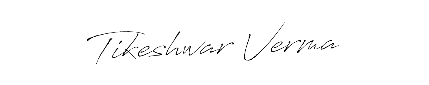 Use a signature maker to create a handwritten signature online. With this signature software, you can design (Antro_Vectra) your own signature for name Tikeshwar Verma. Tikeshwar Verma signature style 6 images and pictures png