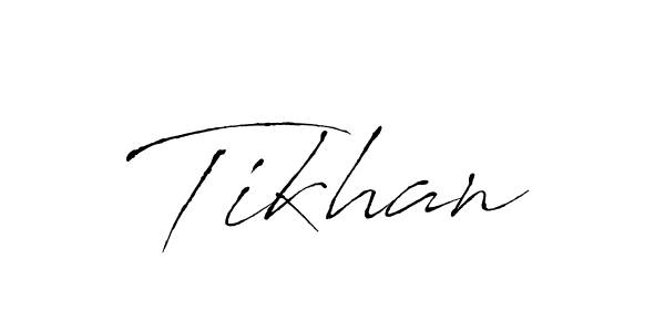 if you are searching for the best signature style for your name Tikhan. so please give up your signature search. here we have designed multiple signature styles  using Antro_Vectra. Tikhan signature style 6 images and pictures png