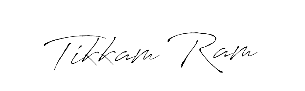 Design your own signature with our free online signature maker. With this signature software, you can create a handwritten (Antro_Vectra) signature for name Tikkam Ram. Tikkam Ram signature style 6 images and pictures png