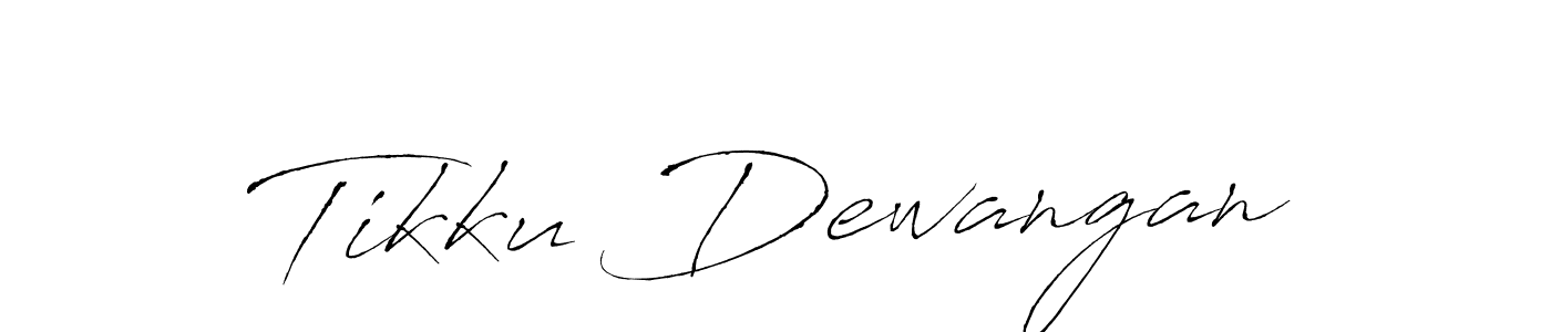 Tikku Dewangan stylish signature style. Best Handwritten Sign (Antro_Vectra) for my name. Handwritten Signature Collection Ideas for my name Tikku Dewangan. Tikku Dewangan signature style 6 images and pictures png