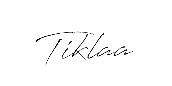 Also we have Tiklaa name is the best signature style. Create professional handwritten signature collection using Antro_Vectra autograph style. Tiklaa signature style 6 images and pictures png