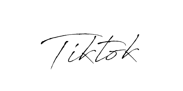 You should practise on your own different ways (Antro_Vectra) to write your name (Tiktok) in signature. don't let someone else do it for you. Tiktok signature style 6 images and pictures png