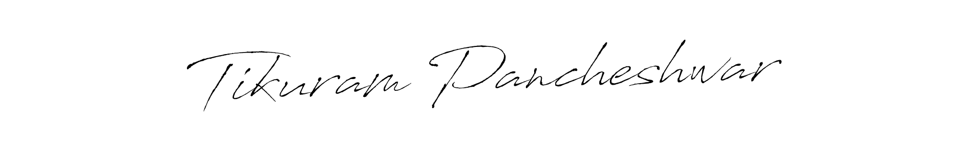 Tikuram Pancheshwar stylish signature style. Best Handwritten Sign (Antro_Vectra) for my name. Handwritten Signature Collection Ideas for my name Tikuram Pancheshwar. Tikuram Pancheshwar signature style 6 images and pictures png