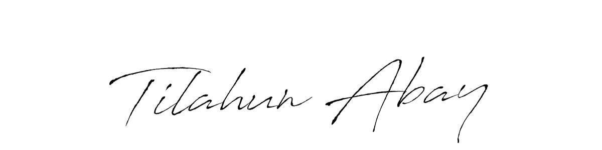 Also we have Tilahun Abay name is the best signature style. Create professional handwritten signature collection using Antro_Vectra autograph style. Tilahun Abay signature style 6 images and pictures png